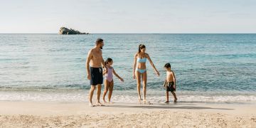 Familie am Meer