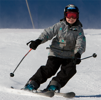 kid skier