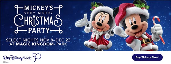 Mickeys very Christmas Party Ad